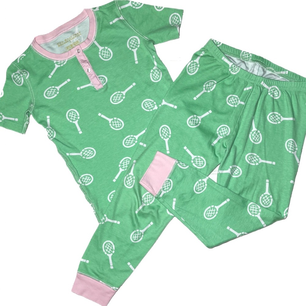 TBBC 100% Pima Cotton Tennis Racket Pajama Set